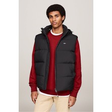 Tommy Jeans Tjm Essential Siyah Down Vest Erkek S Beden Modern Tasarım