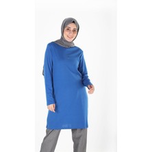 Plistre 1455_BASKILI Taşlı Tesettür Tunik