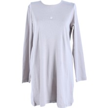 Plistre 1455_BASKILI Taşlı Tesettür Tunik