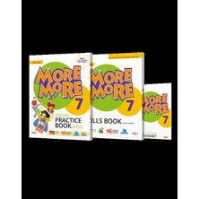 Kurmay Yayınları New More&more English 7 Practice Book Skills Book  Dictionary