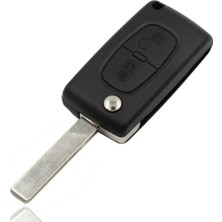 Gma Keys Peugeot 207 307 308 Partner Citroen C3 C4 C5 Anahtar Kabı Kumanda Kabı 2 Buton (Pil Yuvasız)