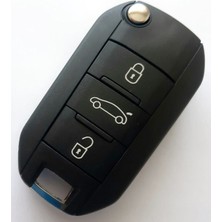 Gma Keys Peugeot 508 301 308 Sustalı Kumanda Kabı Anahtar Kabı 3 Buton