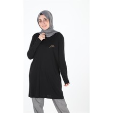 Plistre 1451_NAKIŞLI Basic Tesettür Tunik