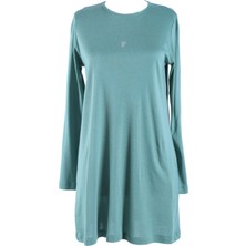 Plistre 1455_BASKILI Taşlı Tesettür Tunik