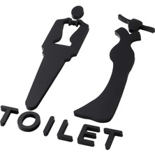 Meetsue Tuvalet Kapısı Kurulumu Dekorasyon Dekor Wc Iş (Yurt Dışından)