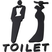 Meetsue Tuvalet Kapısı Kurulumu Dekorasyon Dekor Wc Iş (Yurt Dışından)