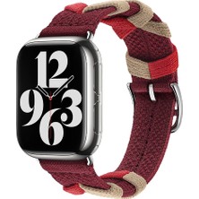 noktaks - Apple Watch 40mm - Kordon Sarmal Örgü Tasarımlı Kordon KRD-97 - Siyah