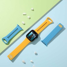 noktaks - Apple Watch 40mm - Kordon Silikon Kordon KRD-73 - Koyu Yeşil