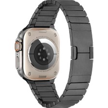 kilifone Apple Watch 42MM - Kordon Metal Kordon Krd-82 - Gri