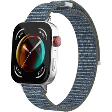 kilifone - Huawei Watch Fit 3 22mm  - Kordon Hasır Kordon - KRD-03 - Deep Olive - T32402