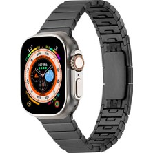 kilifone Apple Watch 38MM - Kordon Metal Kordon Krd-82 - Gri