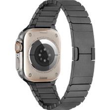 kilifone Apple Watch 38MM - Kordon Metal Kordon Krd-82 - Gri