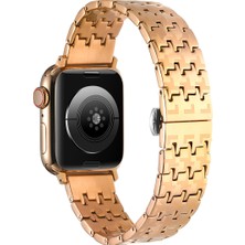 noktaks - Apple Watch 44mm - Kordon Metal Kordon KRD-86 - Siyah