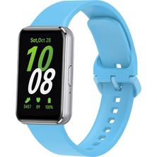 kilifone - Samsung Fit 3 - Kordon Silikon Kordon Strap Kayış - KRD-110 - Mavi - T32034