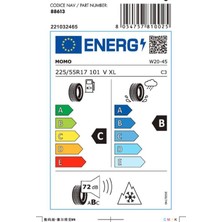 Momo 225/55 R17 101V XL North Pole W-20 Kış Lastiği ( Üretim Yılı: 2024 )