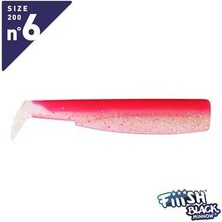 Fiiish BM200/6 BM361 2x-Gövde Rose Fluo Silikon Yem