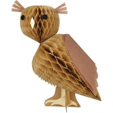 Meri Meri - Honeycomb Owls - Baykuş Petek Dekorlar
