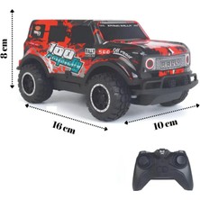 Uzaktan Kumandalı Full Fonksiyon LED Işıklı Gövde 3.7V Şarjlı 1:20 Off-Road Rc Araba