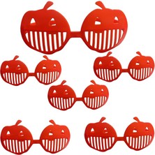 Pandoli Mega Boy Halloween Balkabağı Şekilli Panjur Gözlük Turuncu Renk 6 Adet 24  cm