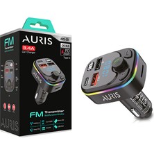 Auris Ars-C8 Bluetooth/Usb Fm 20W 2Usb+Pd Rgb Fm Transmitter