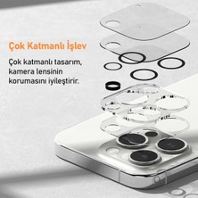 Buff Apple iPhone 16 Pro Max/Apple iPhone 16 Pro Şeffaf Lens Koruyucu 2 Adet