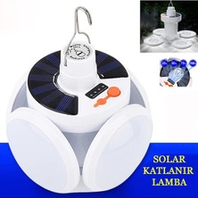 Gfc Life Store Solar 5 Kanatlı Kamp Lambası