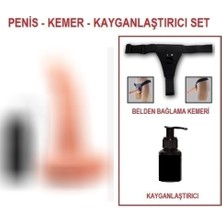 Vomentrend 17 Cm Belden Bağlamalı Gerçekçi Titreşimli Vibratör Penis