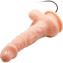 Vomentrend 17 Cm Belden Bağlamalı Gerçekçi Titreşimli Vibratör Penis