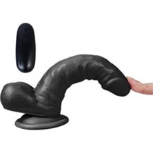 Vomentrend 17 Cm Belden Bağlamalı Titreşimli Gerçekçi Silikon Zenci Penis Set