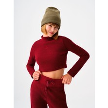 Loft Crop Kadın Bluz U.kol