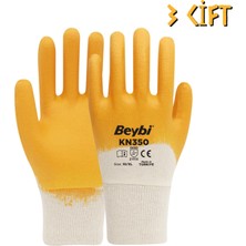 Beybi Pamuk-Nitril 3/4 Kaplama Iş Eldiveni KN350 No: 10 - 3 Çift