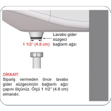 Dallmer Koku Önleyici Lavabo Sifonu 100/0, 1 1/2'', DN50, Süzgeçsiz, Koku Yapmaz, Kolay Uygulanır, Her Yöne Dönebilen Mafsallı 50'lik Çıkış Borulu