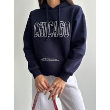 You Like Butik Baskılı Chıcago Sweatshirt