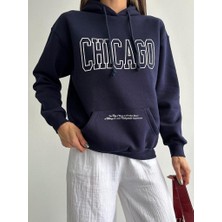 You Like Butik Baskılı Chıcago Sweatshirt