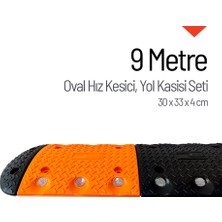 Oval Hız Kesici, Yol Kasisi 9 metre