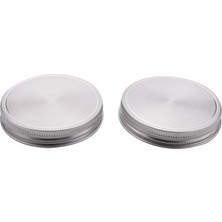 Sumsool Adet Paslanmaz Çelik Kavanoz Kapakları 86MM Mühürlü Sızdırmaz Kapak Silikon (Yurt Dışından)