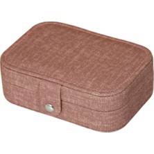 Sumsool Çok Katmanlı Kapaklı Mücevher Kutusu Küpe Kolye Saklama Kutusu (Pembe) (Yurt Dışından)