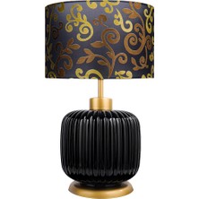 Intense Gloss Black Cam Abajur