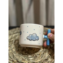 Den Tasarım Hediyelik Bulut/cloud Desen Kupa/mug 2'li