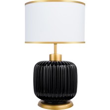 Intense Gloss Black Cam Abajur