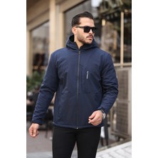 A02Teks Su ve Rüzgar Geçirmez Kürklü Softshell Erkek Mont