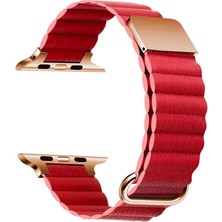 RedClick Apple Watch Uyumlu 10 Serisi 46MM Krd-78 Deri Kordon Strap Kayış