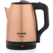 Schafer Hitze Paslanmaz Çelik Su Isıtıcı (Kettle)-Rosegold