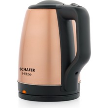 Schafer Hitze Paslanmaz Çelik Su Isıtıcı (Kettle)-Rosegold