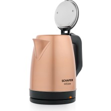 Schafer Hitze Paslanmaz Çelik Su Isıtıcı (Kettle)-Rosegold