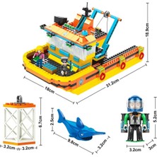 Sea Deniz Madenciliği Gemisi Oyun Seti 628 Parçalı Yapım Oyuncağı