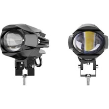 Drs Tuning Offroad Sis Lambası Sarı Beyaz 18W+18W 12-60V Set 7X8.7X8.3Cm / Lass387