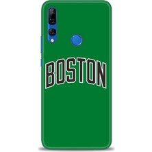 Kılıf Evreni Huawei Y9 Prime 2019 Kılıf Hd Baskılı - Boston Yeşil + 9h Nano Ekran Koruyucu