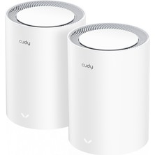 Cudy M1800 2-Pack AX1800MBPS 2.4/5ghz Ap/re/wısp Gigabit Mu-Mımo Kablosuz 2'li Mesh Wi-Fi 6 Sistemi