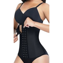 Dr.Fitto Göğüs Altı Çelik Balenli Latex Göbek Toparlayıcı , Bel Inceltici, Sıkılaştırıcı Kopçalı Korse DR01